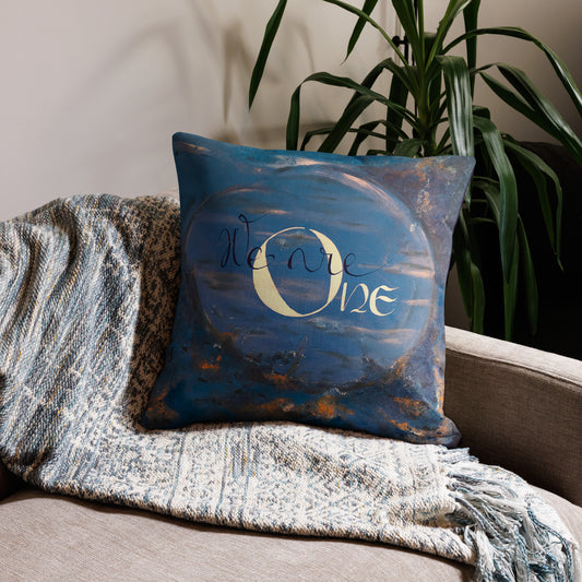 Coussin Haut de Gamme "We are one"
